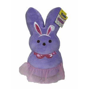 Peeps 12" Dress Up Ballet Bunny Purple Plush 2024